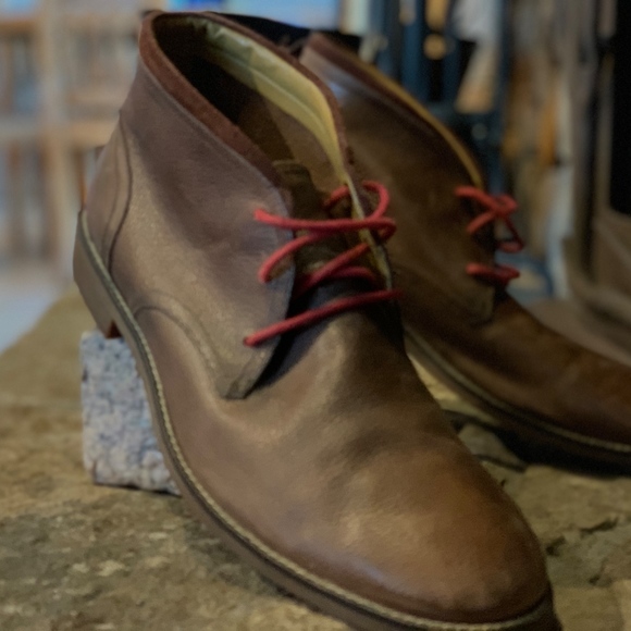 Cole Haan leather chukka boots main image 5